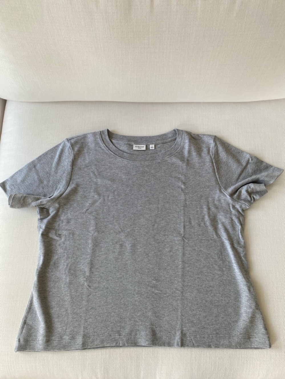 ARITZIA Babaton Function T-shirt Heather Chrome Size L | grey | gray